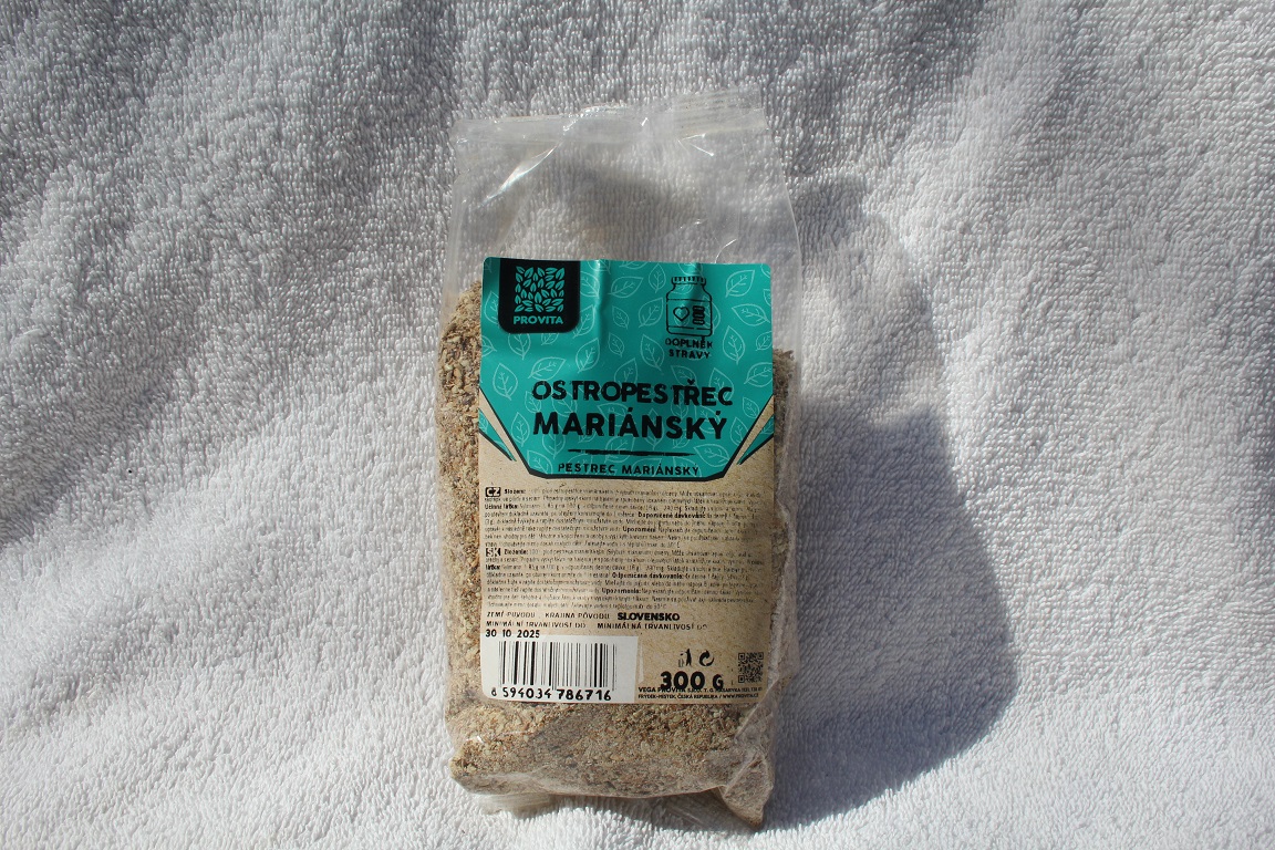 Ostropestřec mariánský - drcená semínka Ostropestřec mariánský - drcená semínka